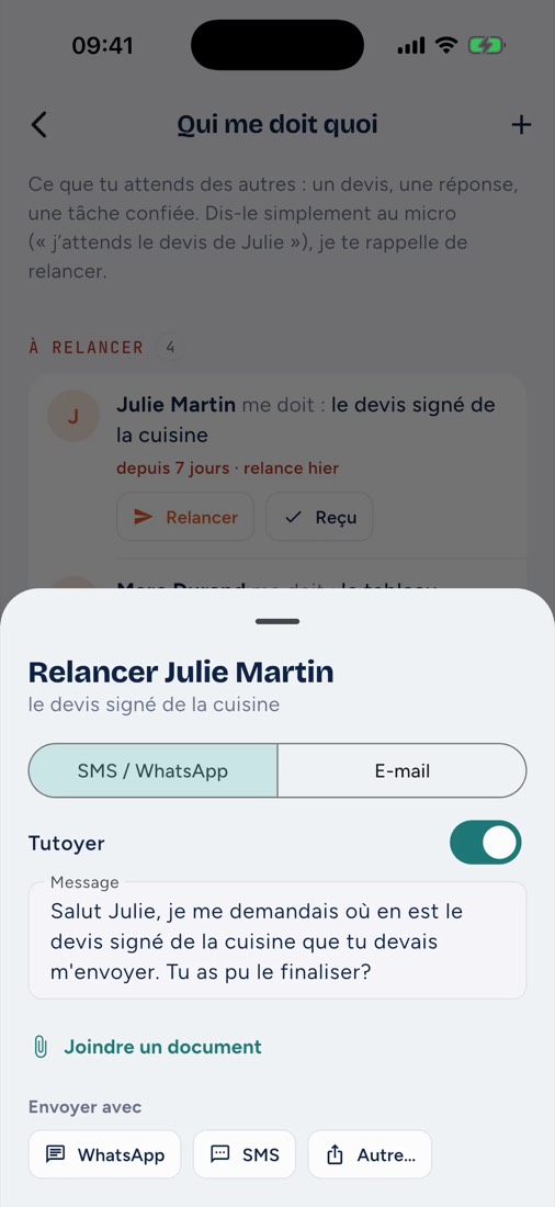 Il relance